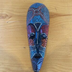 Colorful Tribal Mask Wall Art